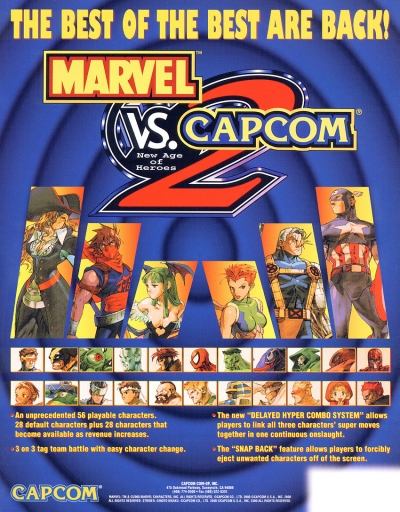 Obal hry Marvel vs. Capcom 2: New Age of Heroes