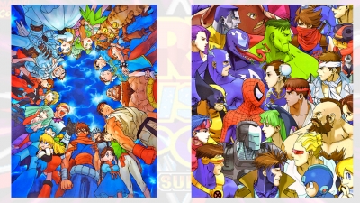 Artwork ke he Marvel vs. Capcom: Clash of Super Heroes