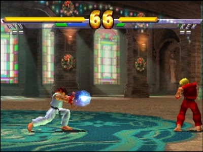 Screen ze hry Street Fighter EX 2