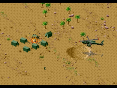 Screen ze hry Desert Strike: Return to the Gulf