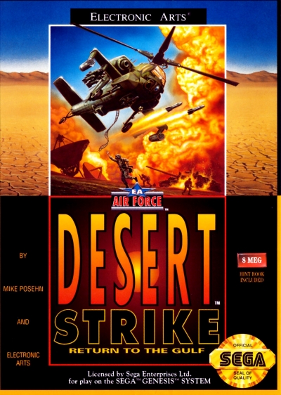 Obal hry Desert Strike: Return to the Gulf