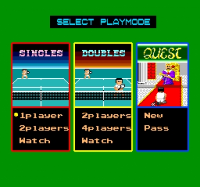 Screen ze hry World Court Tennis