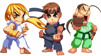 Artwork ke he Super Gem Fighter Mini Mix