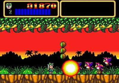 Screen ze hry Wonder Boy III