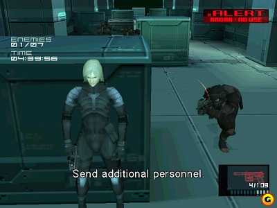 Screen Metal Gear Solid 2: Substance