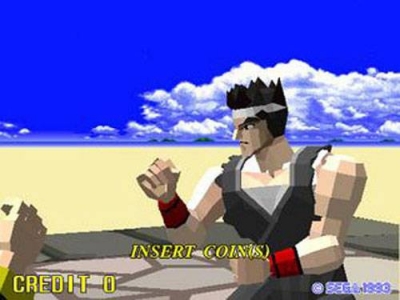 Screen ze hry Virtua Fighter