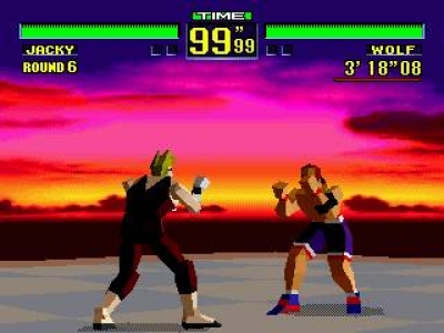 Screen ze hry Virtua Fighter