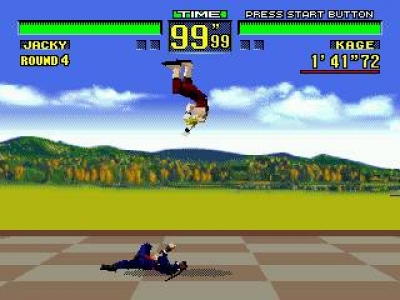 Screen ze hry Virtua Fighter