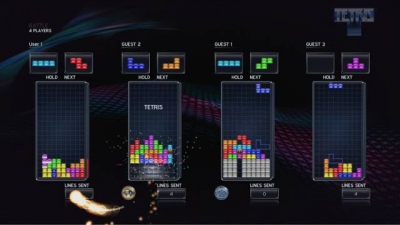 Screen ze hry Tetris