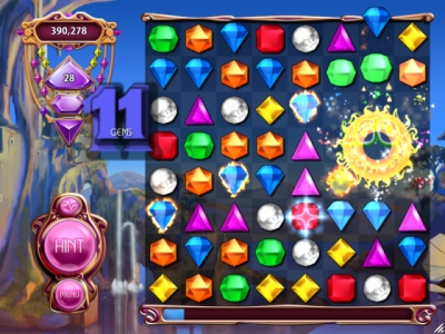 Screen ze hry Bejeweled 3