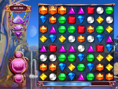 Screen ze hry Bejeweled 3