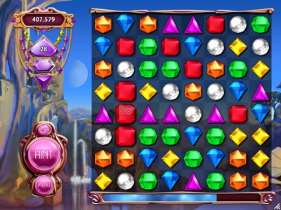 Screen ze hry Bejeweled 3