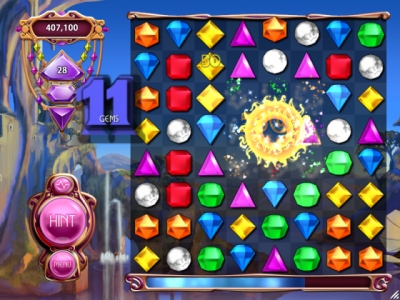 Screen ze hry Bejeweled 3