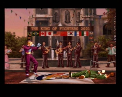 Screen ze hry The King of Fighters 2001