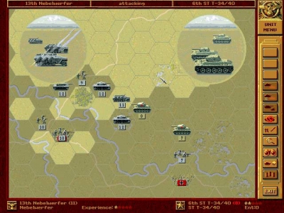 Screen ze hry Panzer General