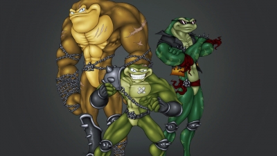 Artwork ke he Battletoads