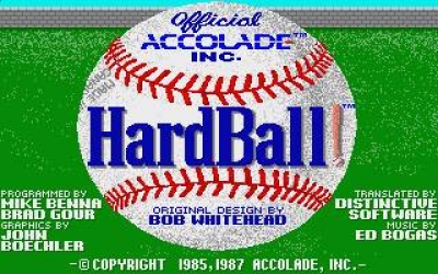 Screen ze hry HardBall!