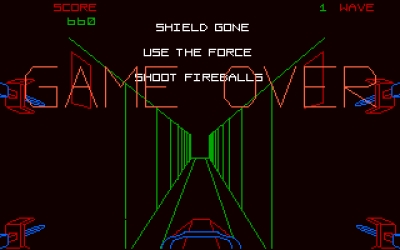 Screen ze hry Star Wars: The Arcade Game