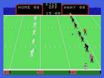 Screen ze hry Super Action Football