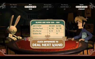 Screen ze hry Poker Night at the Inventory