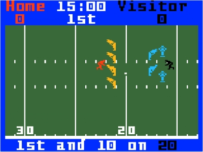 Screen ze hry NFL Football