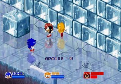 Screen ze hry SegaSonic the Hedgehog