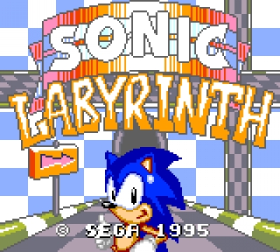 Screen ze hry Sonic Labyrinth