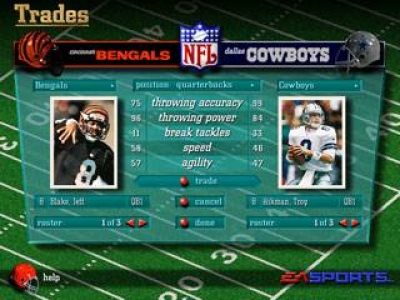 Screen ze hry Madden NFL 97