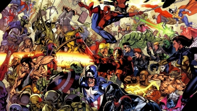 Artwork ke he Marvel Super Heroes