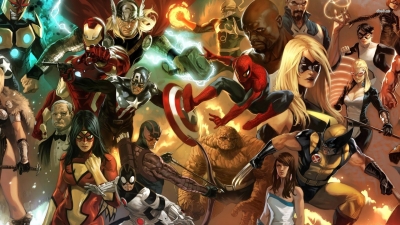 Artwork ke he Marvel Super Heroes