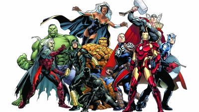 Artwork ke he Marvel Super Heroes