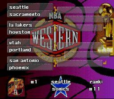 Screen ze hry NBA Live 98