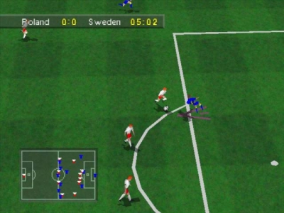 Screen ze hry Olympic Soccer