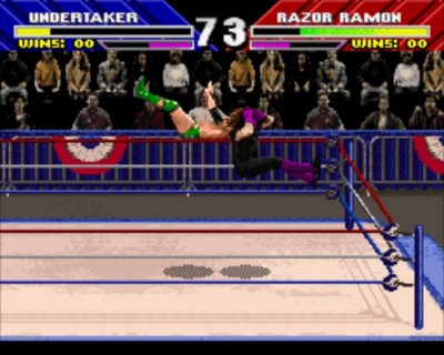 Screen ze hry WWF WrestleMania: The Arcade Game