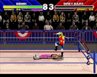 Screen ze hry WWF WrestleMania: The Arcade Game