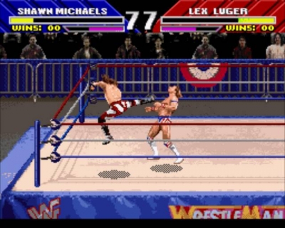 Screen ze hry WWF WrestleMania: The Arcade Game