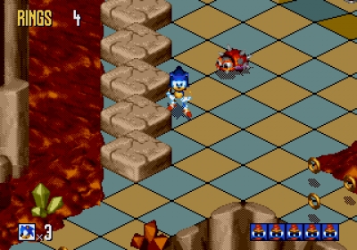 Screen ze hry Sonic 3D Blast