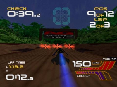 Screen ze hry Wipeout 2097