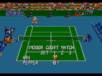 Screen ze hry Andre Agassi Tennis