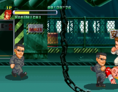 Screen ze hry Crows: The Battle Action For Sega Saturn