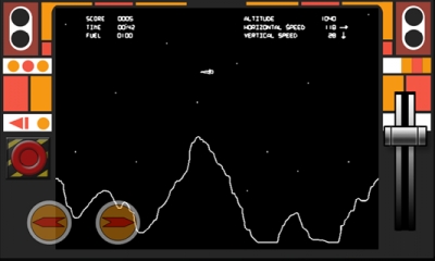 Screen ze hry Lunar Lander