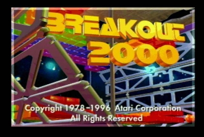 Screen ze hry Breakout 2000