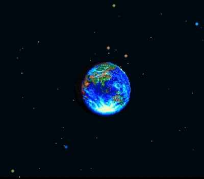 Screen ze hry SimEarth: The Living Planet