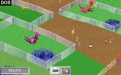 Screen ze hry DinoPark Tycoon