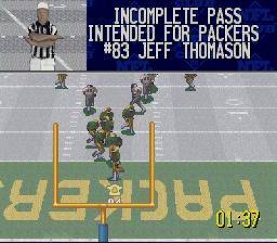 Screen ze hry NFL Quarterback Club 96