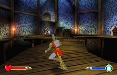 Screen ze hry Dragons Lair 3D: Return to the Lair