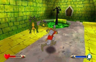 Screen ze hry Dragons Lair 3D: Return to the Lair