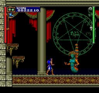 Screen ze hry Castlevania: Rondo of Blood