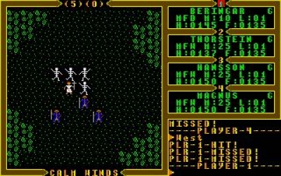 Screen ze hry Ultima 3: Exodus