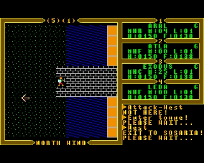 Screen ze hry Ultima 3: Exodus